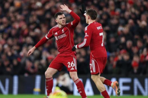 英超第14轮焦点战 利物浦主场1-1战平桑德兰