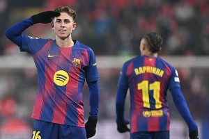 欧冠联赛第7轮 巴萨4-2布拉格斯拉维亚