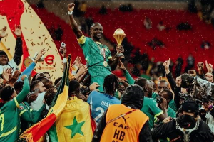 非洲杯决赛 塞内加尔1-0击败摩洛哥夺冠