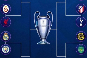 2025-26赛季欧冠淘汰赛抽签仪式 阿森纳或直通4强