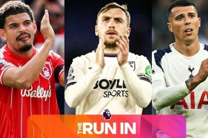 英超第33轮 西汉姆0-0战平水晶宫