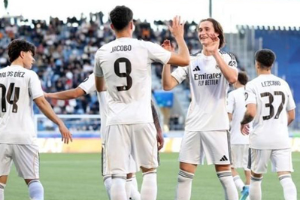 青年欧冠赛皇马U19总分4-2击败布鲁日U19男足